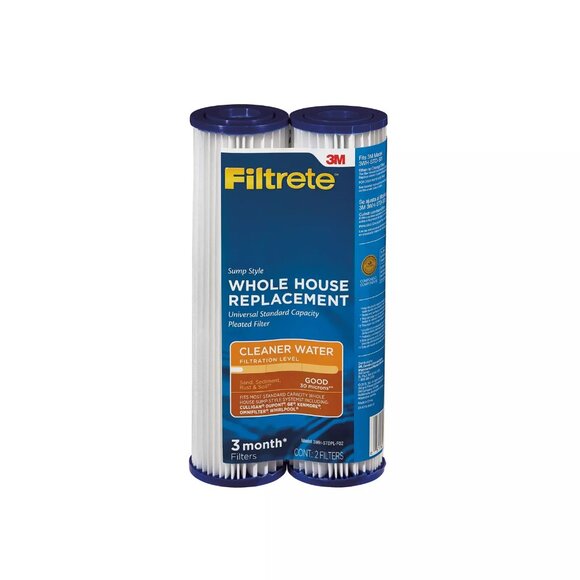 3M Filtrete™ Standard Capacity 3WH-STDPL-F02 Pleated Replacement Water Filter - Picture 1 of 6